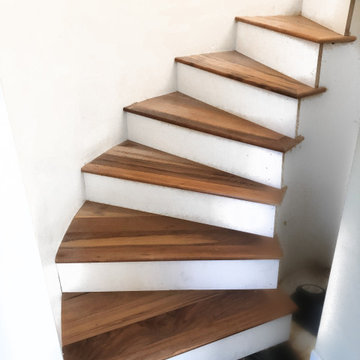 Full House Brazillian Teak Hardwood Flooring Installation