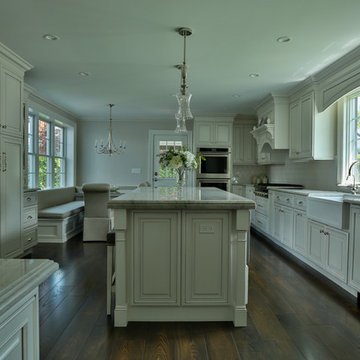 Mixed Contemporary and Traditional Style Kitchen - Amityville-NY