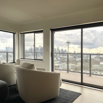Solar Shades in Queen Anne Seattle Condo | Amazing Blinds by Armi