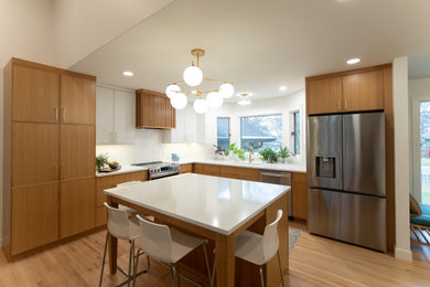 Kitchen - contemporary kitchen idea in Minneapolis