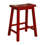 Powell Color Story Crimson Red Counter Stool X-034-682