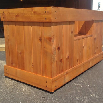Big Green Egg Table -- Double Door