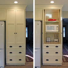 Coffee bar and microwave