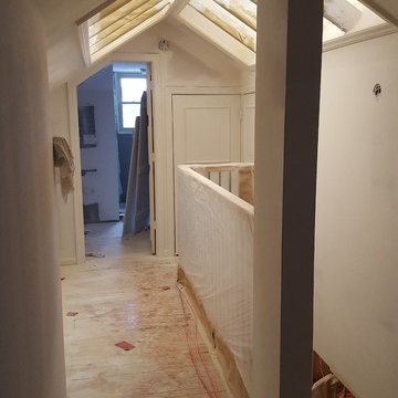 AFTER- new bath at rear and mechanical closet