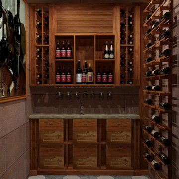 Wine Cellar Rendering