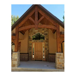 Customer Mahogany 3 panel Door - Front Doors