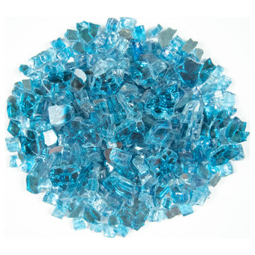 MSI LFIRG0.5CRU20 1/2" Reflective Fire Glass 20 Pounds Marine Blue