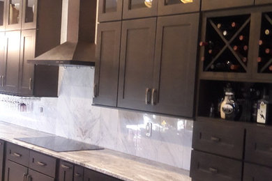 Example of a trendy kitchen design in Atlanta