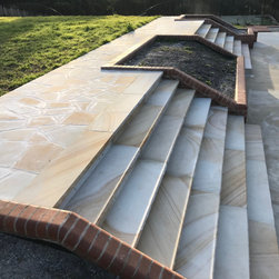 Crazy paving and sandstone stairs - Products