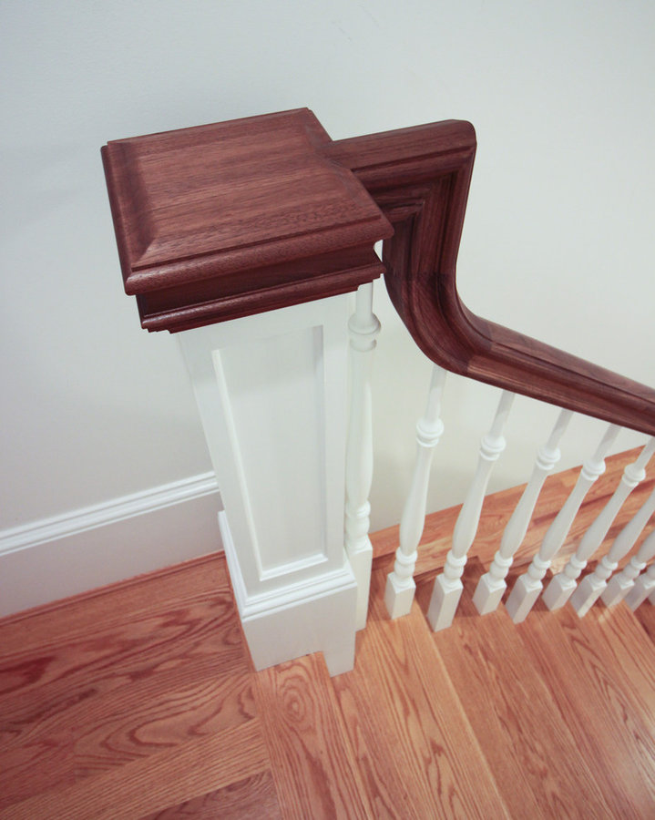 Elegant Wall-Mounted Craftsman Style Staircase, Arlington VA 22205