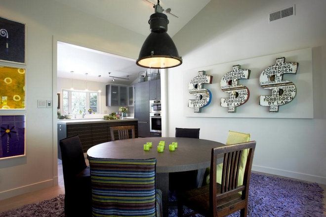 Contemporary Dining Room by Christopher Hoover - Environmental Design Services