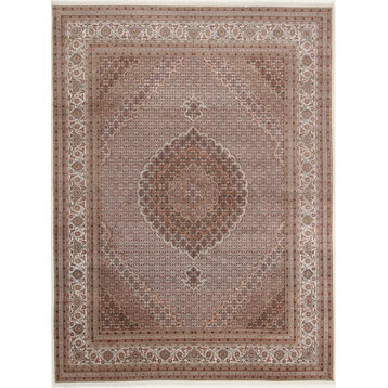 Oriental Rug Tabriz 13'2"x9'10" Hand Knotted Carpet
