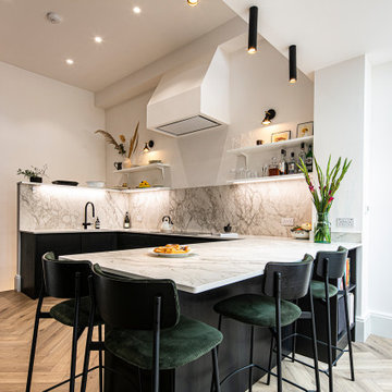 Bespoke London kitchen with Dekton worktop