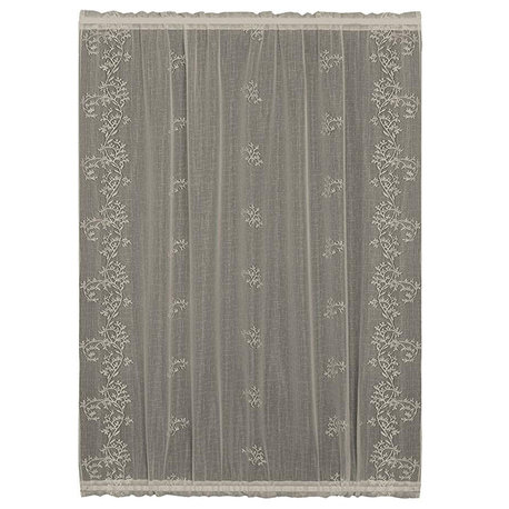 Heritage Lace Rabbit Hollow 60x84 Panel in White