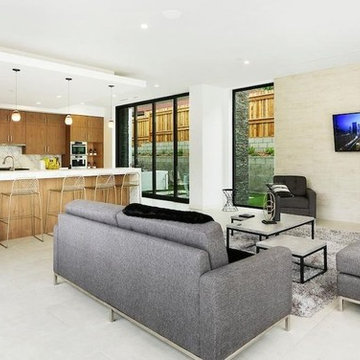 Calvert St LA Remodeling Family Room