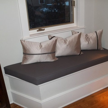 Decorative Pillows and Bench Seat Cushion