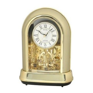 Musical Mantel Clock, Crystal Dulcet II, Champagne, 4RH791WD18