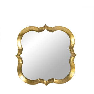 Elisha Mirror, Distressed Gold