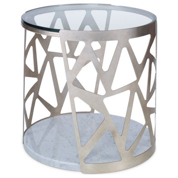 Ambella Home Collection - Pierced Round End Table - 07269-900-001
