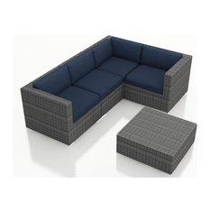 District 5 Piece Sectional Set, Spectrum Indigo