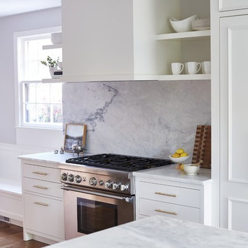 Kitchen range wall