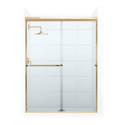 Coastal - Shower Doors | Pararagon 3/16" Frameless | Gold / Clear Glass by Coastal - Shower Doors