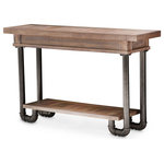AICO/Michael Amini - AICO Michael Amini Kathy Ireland Crossings Console Table - Accent your home instantly. With the Crossings Console Table, you can highlight your hallways, entryways, and sitting rooms with a bold industrial look everyone will fall in love with.