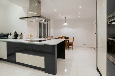 Inspiration for a contemporary kitchen in Other.