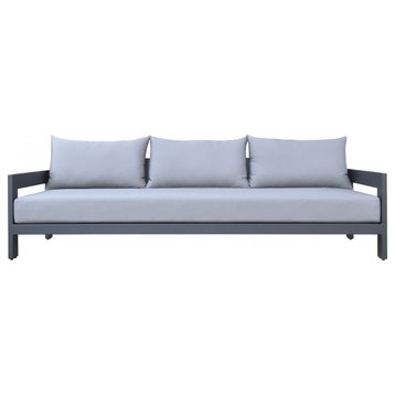 Renava Wake Modern Charcoal Outdoor Sofa