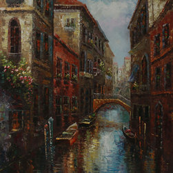 Bridge Between Buildings I - Paintings