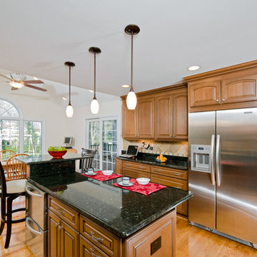 McLean Kitchen Renovation Opens To Beautiful Outdoor Structures