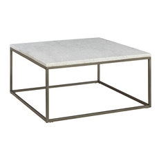 Marble Slab Coffee Tables Houzz 1st Avenue Lena Square Coffee Table White Marble Top Tables