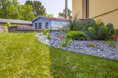 Cette image montre un jardin traditionnel.