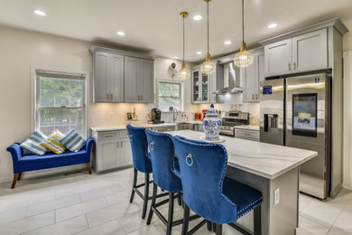 Transitional kitchen photo in Other