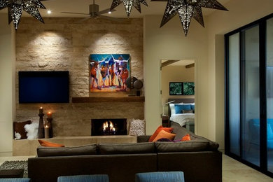 Dining room - eclectic dining room idea in Phoenix