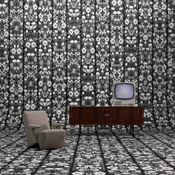 Archives-06 Withered Flowers/black - Wallpaper