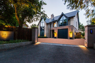 Design ideas for a contemporary exterior in Cheshire.