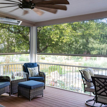 Screen Room Deck and Outdoor Kitchen Area