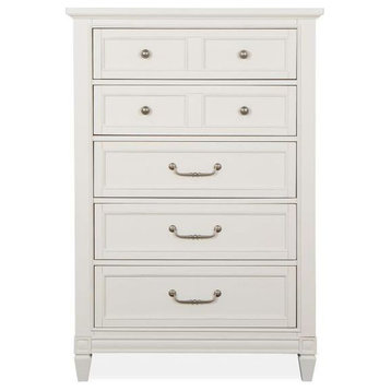 Magnussen Willowbrook Drawer Chest in Egg Shell White