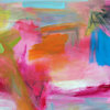 Original Abstract Painting by Trixie Pitts "Tropics", 36"x48"