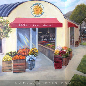 Quaint Town Wall Mural