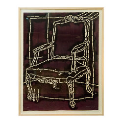 Paul Harmon Original Rococco Chair Painting - Paintings