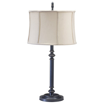 Coach 1 Light Table Lamp, Oil Rubbed Bronze, 15"