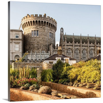 "Dublin Castle, Dublin, Ireland - Square" Wrapped Canvas Art Print, 12"x12"x1.5"