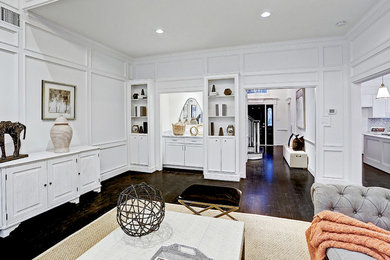 Living room photo in Houston