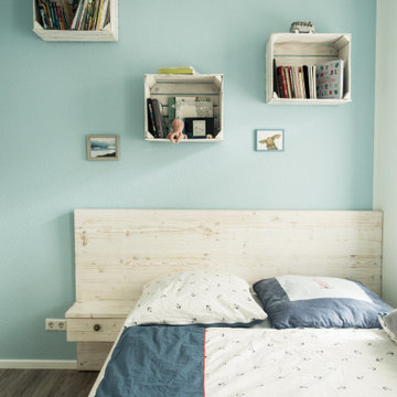 Schlafzimmer im maritimen Stil