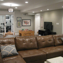 Basement exercise room