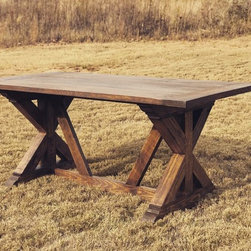 X style farmhouse table - Furniture