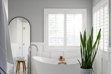 Inspiration for a transitional bathroom remodel in Portland