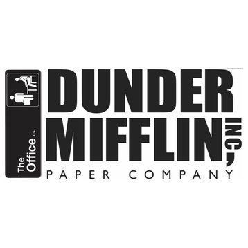 The Office Dunder Mifflin Peel And Stick Giant Wall Decal